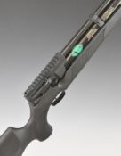 Weihrauch HW110 .177 PCP air rifle with composite stock textured semi-pistol grip and forend, raised