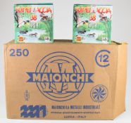 Two-hundred-and-fifty 12 bore Maionchi Supercasia 38g 6 shot shotgun cartridges, all in original
