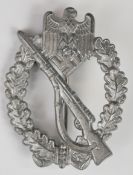 German WW2 Nazi Third Reich Infantry Assault badge stamped L/56, makers Robert Hauschild