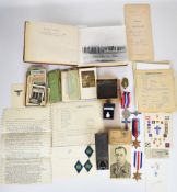 British Army WW2 'carbon' copy of the message from the Second Army to the listed units informing