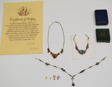 Two silver Spanish Reales coins in silver pendant mounts, recovered from the Dutch East Indiaman '