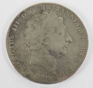 1819 George III crown with laureate head