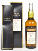 Hillside Distillery Rare Malts Selection Natural Cask Strength 25 year old Single Malt Scotch