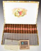 Twenty five Romeo y Julieta Hermosos No2 Cuban cigars PLEASE NOTE ALL ALCOHOL & TOBACCO ITEMS ARE