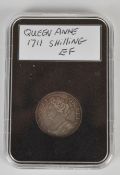 1711 Queen Anne shilling