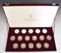 Royal Mint The Royal Marriage Commemorative Coin Collection 1981 comprising sixteen silver coins