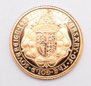 1989 Queen Elizabeth II proof gold half sovereign, in original Royal Mint box with certificate