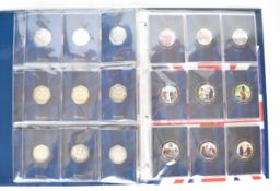 Westminster Charles III Coronation 50p collection, in album