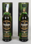 Two bottles of Glenfiddich 12 year old Single Malt Scotch Whisky, 70cl, 40% vol, both in
