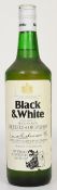 Buchanan's Black & White Old Scotch Whisky, 26⅔ fl oz 70 proof. PLEASE NOTE ALL ALCOHOL & TOBACCO
