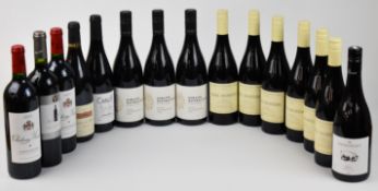 Fifteen bottles of red wine including six Domaine la Condamine L'eveque Syrah- Mourvedre Côtes de