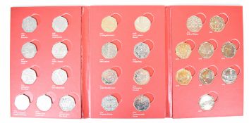 Royal Mint The Great British Coin Hunt UK 50p Coin Collector Album containing 1997-2017 50p coins