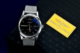 Breitling Transocean gentleman's automatic wristwatch ref. A45310 with day and date apertures,