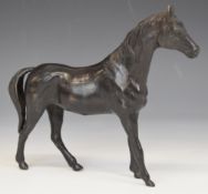 Cast bronze figure of a horse, height 18.5cm