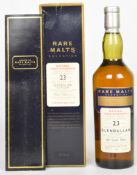 Glendullan Distillery Rare Malts Selection Natural Cask Strength 23 year old Single Malt Scotch