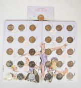 Royal Mint The Great British Coin Hunt UK 50p Sports Coin Collector Album, with completer medal