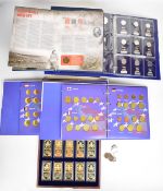 Modern collectible coins including a set of uncirculated Alphabet 10p coins with additional coins in