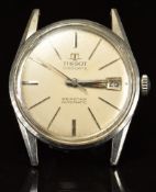 Tissot Seastar Visodate gentleman's automatic wristwatch with date aperture, luminous tipped steel