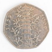 2009 Kew Gardens 50p
