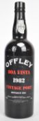 Offley Boa Vista 1982 Vintage Port, 20%, 750ml. PLEASE NOTE ALL ALCOHOL & TOBACCO ITEMS ARE
