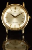 Omega Seamaster 9ct gold gentleman's automatic wristwatch ref. 165/6-5003 with date aperture, gold