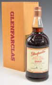 Glenfarclas Highland Single Malt Scotch Whisky, 2002 Distillery Exclusive, bottle No. 068 / 224, 1L,