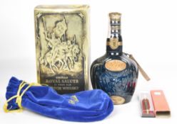 Chivas Royal Salute 21 year old Scotch Whisky, 70cl, 43% vol, in Wade decanter with original box and
