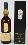 Lagavulin Islay Single Malt Whisky, aged 16 years, 70cl, 43% vol, in original box. PLEASE NOTE ALL
