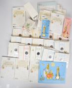 An extensive collection of Royal Mint Beatrix Potter coins and booklets, in presentation packs