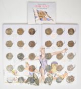 Royal Mint The Great British Coin Hunt UK 50p Sports Coin Collector Album, with completer medal