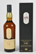 Lagavulin Islay Single Malt Whisky, aged 16 years, 70cl, 43% vol, in original box. PLEASE NOTE ALL