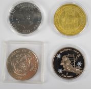 2014 Isle of Man Olympic Sochi one crown coin, Republic of Sychelles millennium 5 rupees, 2023