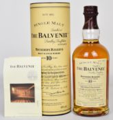 The Balvenie Founder's Reserve 10 year old Single Malt Scotch Whisky, 75cl, 40% vol, in original