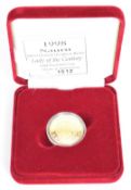 Royal Mint 1998 cased Nauru 'Queen Elizabeth the Queen Mother, Lady of the Century' 14ct gold