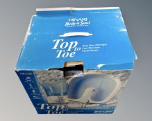 A Hinari Body & Soul Top to Toe complete body care kit, in box.