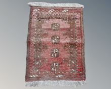 A small Bokhara rug, Afghanistan,
