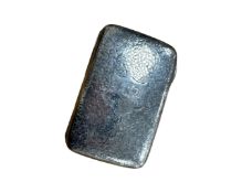 A silver cigar case, Chester 1904, 167g.