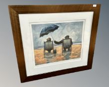 After Alexander Millar (Scottish, 1960 -) : Summer Lovin', reproduction in colours,