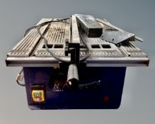 A NuPower Evolution 1600W table saw.