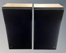 A pair of Bang & Olufsen Beovox S25 speakers.
