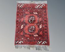 A small Bokhara rug, Afghanistan,