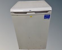 A Beko underbench freezer.