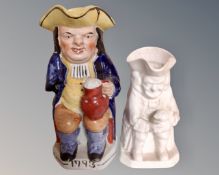 Two pottery Toby jugs.