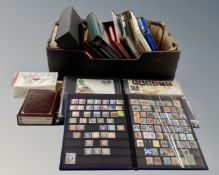 A box containing a large quantity of first day covers,
