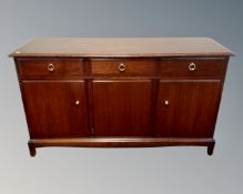 A Stag Minstrel triple door sideboard (width 141cm)