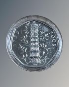 A Kew Gardens 50p piece, 1759 - 2009,