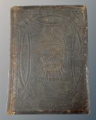 A 19th century leather bound family devotional bible