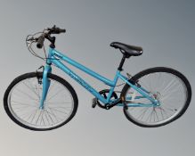 A Vivacity Pazzaz hybrid bike.