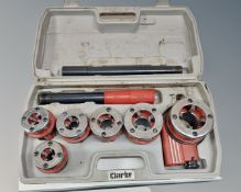 A Clarke pipe threader.