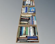 Four boxes of maritime books.